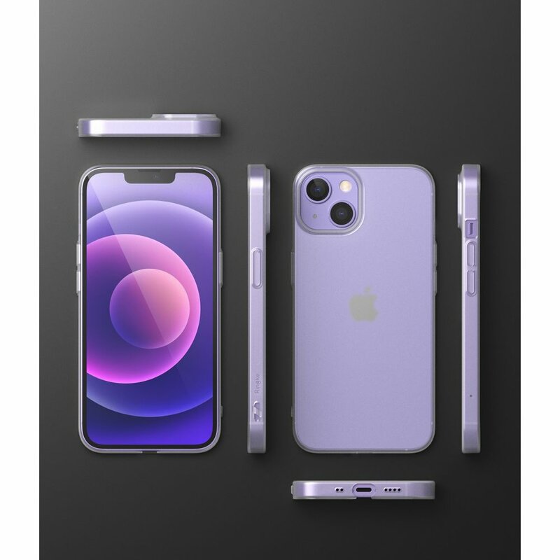 Husa iPhone 13 mini Ringke Slim, transparenta mata