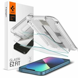 [Pachet 2x] Folie iPhone 13 mini Spigen Glas.tR EZ Fit, AGL03396