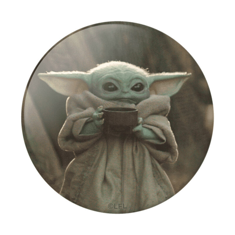 Popsockets original, suport cu functii multiple, Sippin Yoda