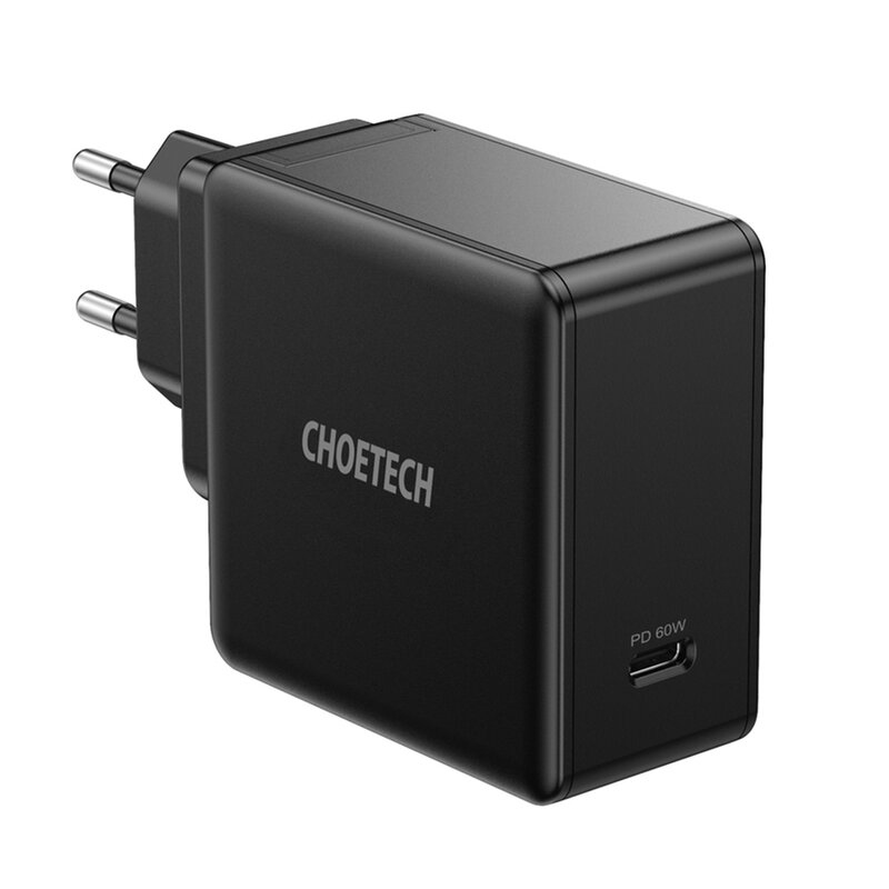 Incarcator USB tip C pentru priza Choetech, PD 60W, 3A, Q4004