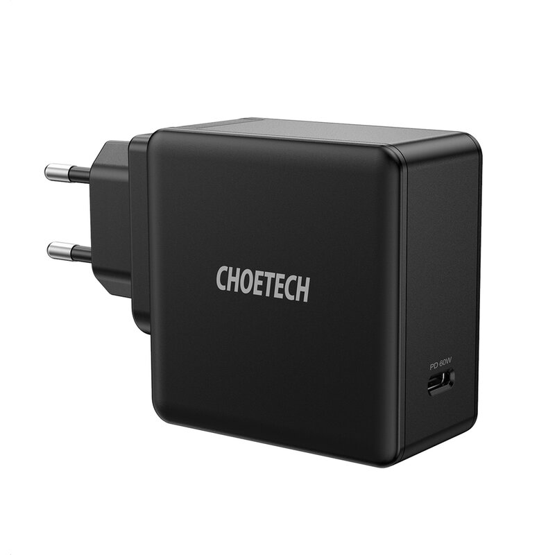 Incarcator USB tip C pentru priza Choetech, PD 60W, 3A, Q4004