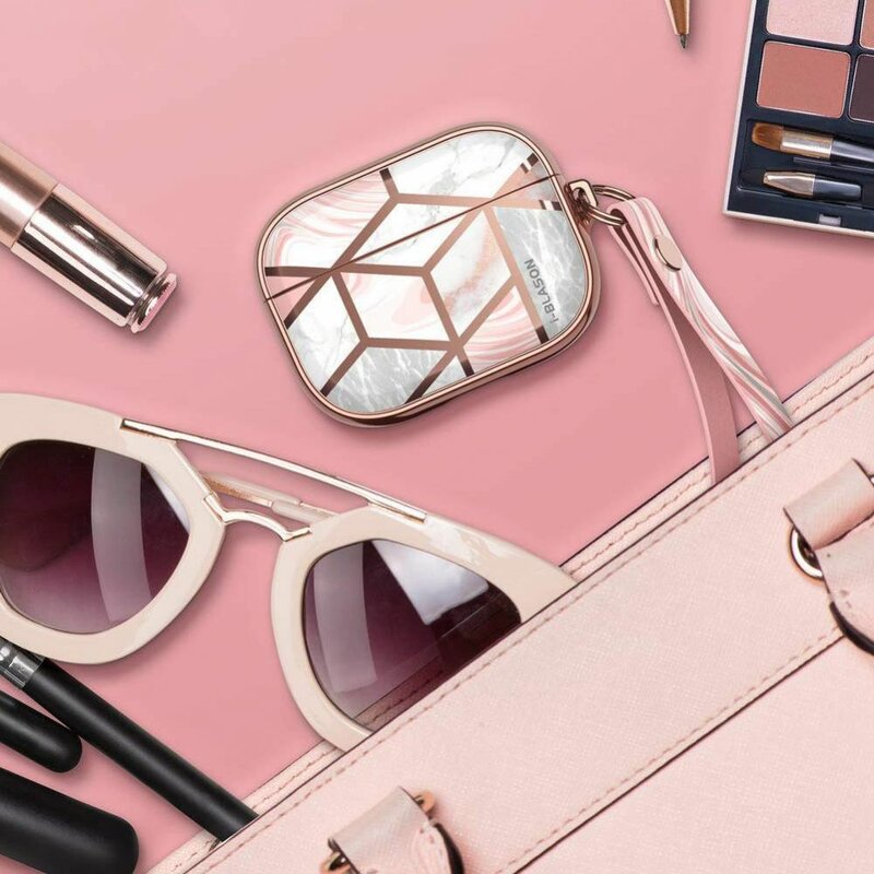 Husa AirPods 3 i-Blason Cosmo, curea pentru mana, roz