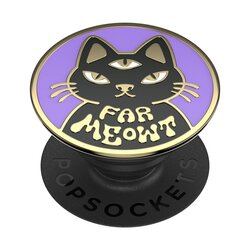 Popsockets original, suport cu functii multiple, Enamel Far Meowt