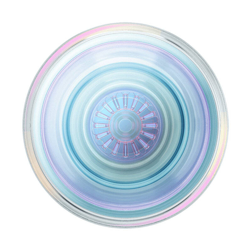 Popsockets original, suport cu functii multiple, Clear Iridescent