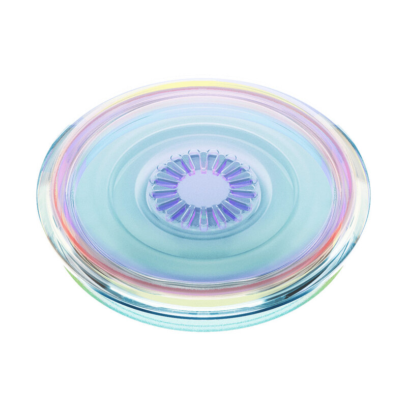 Popsockets original, suport cu functii multiple, Clear Iridescent