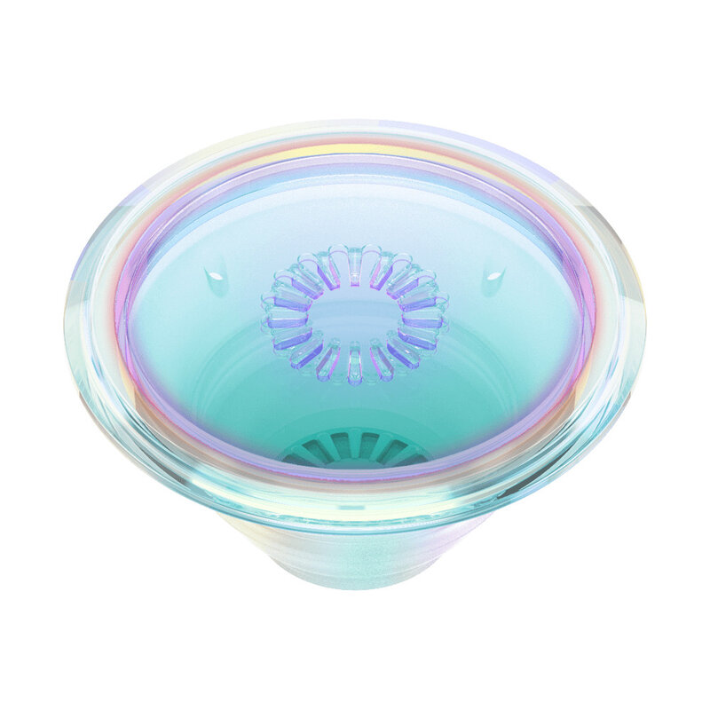 Popsockets original, suport cu functii multiple, Clear Iridescent