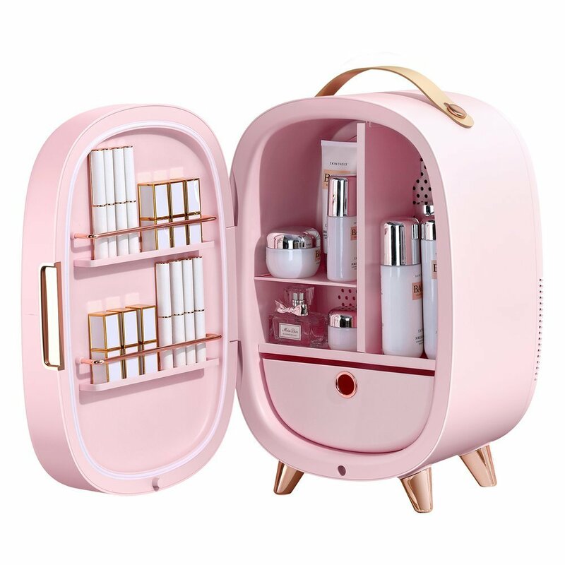Mini frigider pentru creme/ cosmetice Baseus, roz, CRBXNS-A04