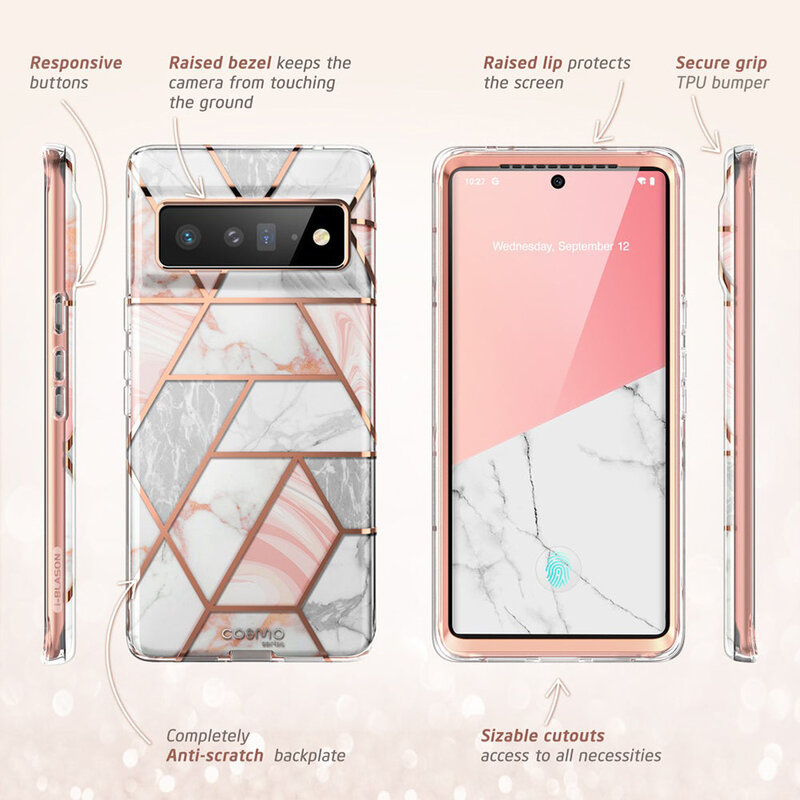 Husa Google Pixel 6 Pro I-Blason Cosmo, roz
