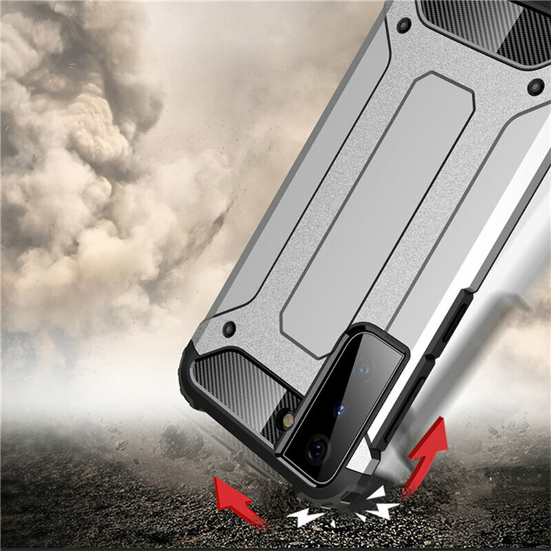 Husa Samsung Galaxy S22 5G Techsuit Hybrid Armor, negru