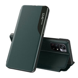 Husa Xiaomi Poco M4 Pro 5G Eco Leather View flip tip carte, verde