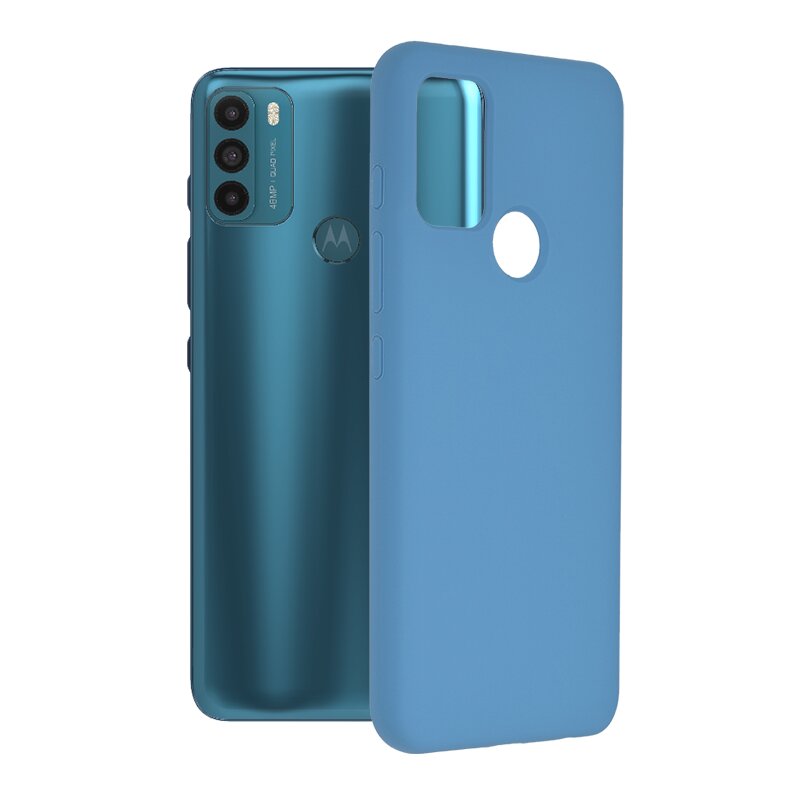 Husa Motorola Moto G50 Techsuit Soft Edge Silicone, albastru