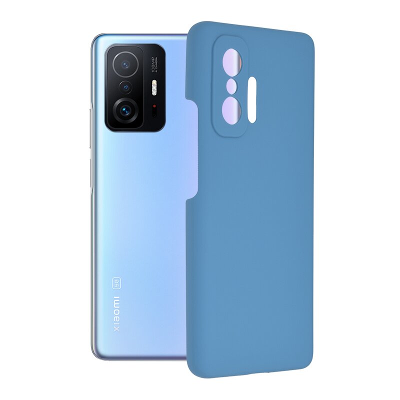 Husa Xiaomi 11T Techsuit Soft Edge Silicone, albastru