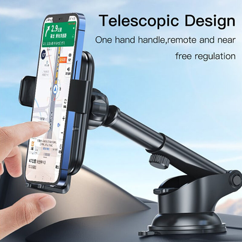 Suport telefon auto, incarcare wireless 15W Yesido C121, negru