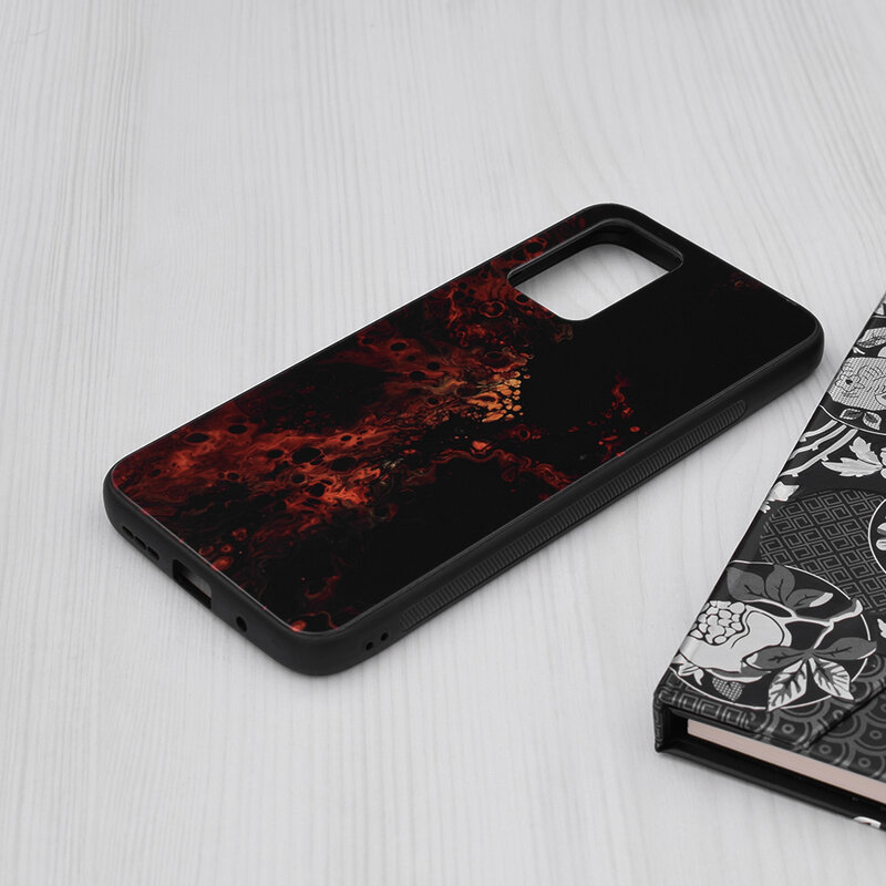 Husa Xiaomi Redmi 10 Techsuit Glaze, Red Nebula