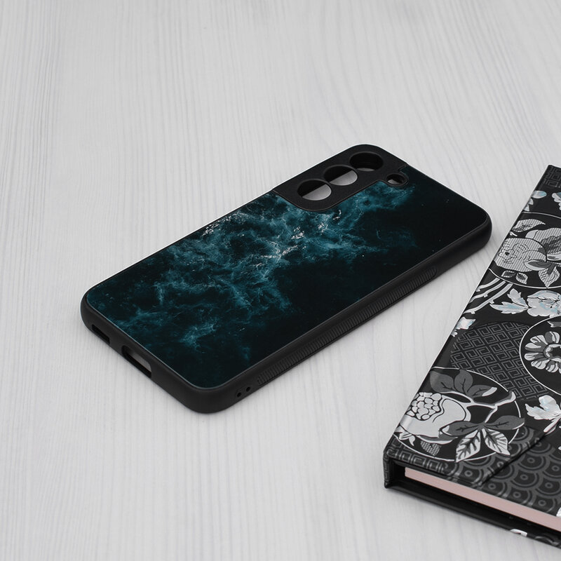 Husa Samsung Galaxy S22 5G Techsuit Glaze, Blue Nebula