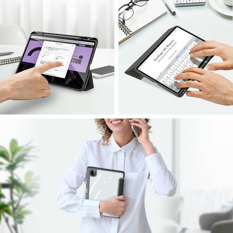 Husa Xiaomi Pad 5 Pro Dux Ducis Toby, negru