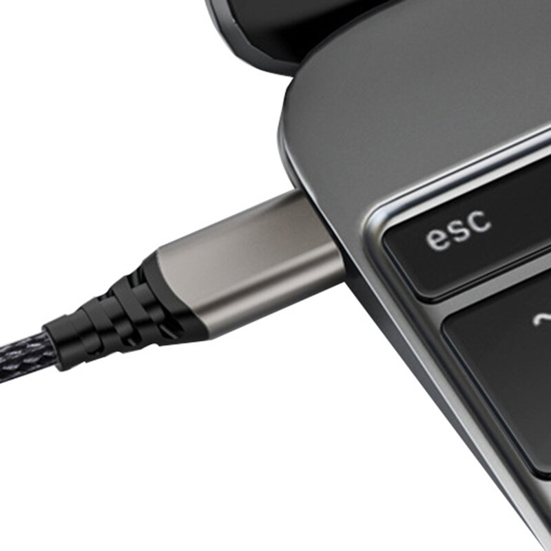 Cablu adaptor USB-C, Type-C PD la HDMI Nintendo Yesido HM07, 60W, 2m