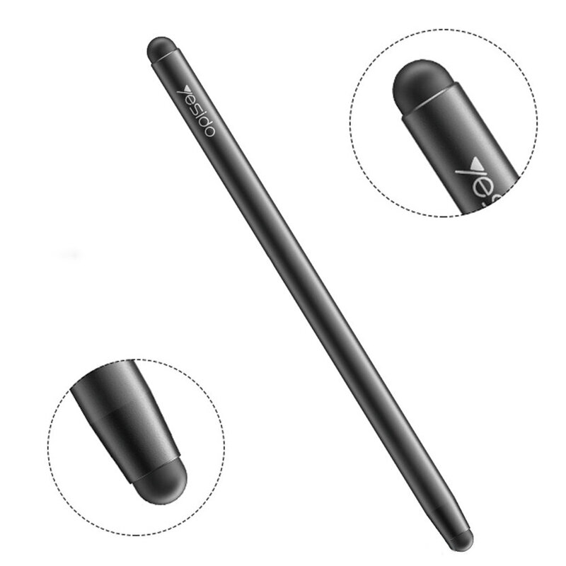 Stylus pen capacitiv 2in1 Android, iOS Yesido ST01, negru