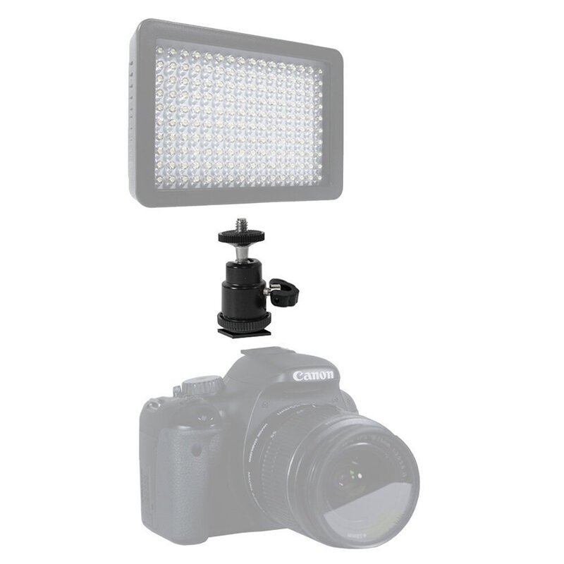 Adaptor patina Cold Shoe la surub 1/4 GoPro, DSLR, monitor Techsuit BH-2