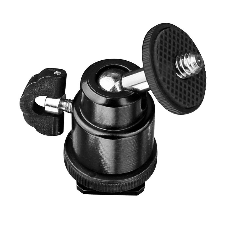 Adaptor patina Cold Shoe la surub 1/4 GoPro, DSLR, monitor Techsuit BH-2