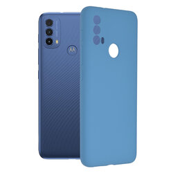 Husa Motorola Moto E30 Techsuit Soft Edge Silicone, albastru