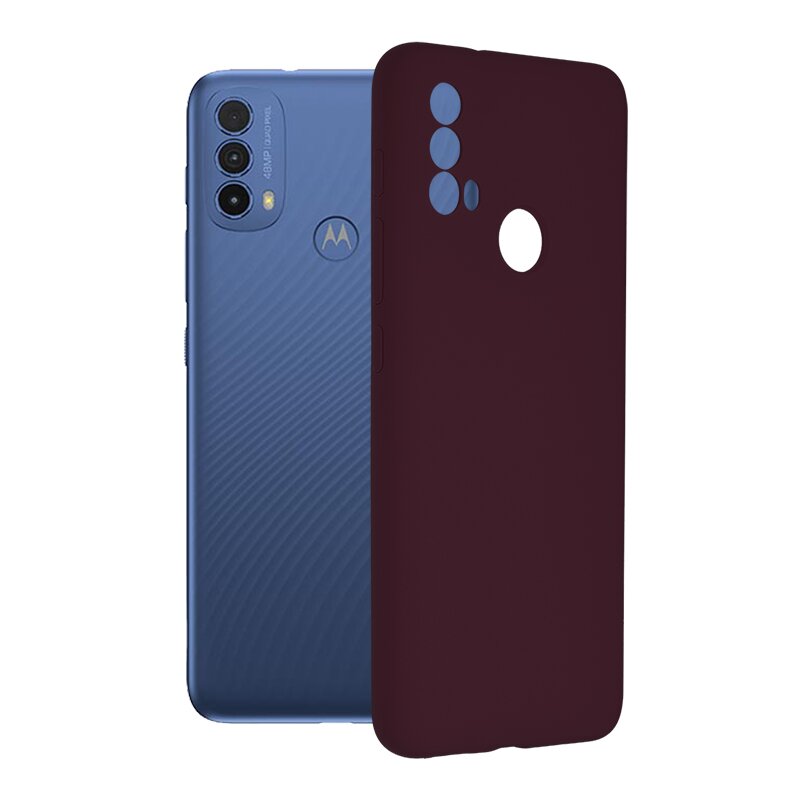 Husa Motorola Moto E30 Techsuit Soft Edge Silicone, violet