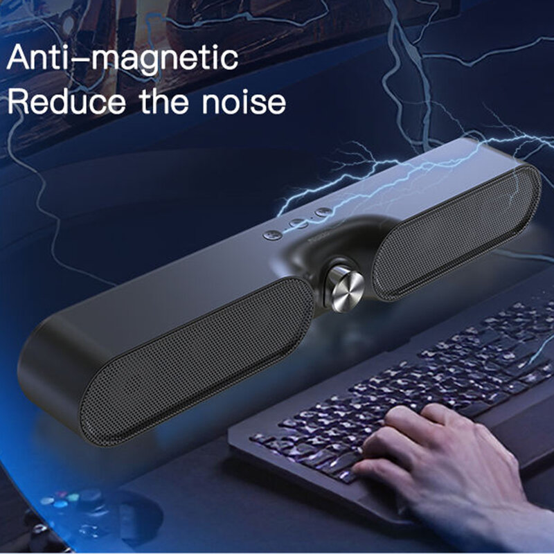 Boxa portabila wireless cu bass puternic Yesido YSW05, 10W, negru