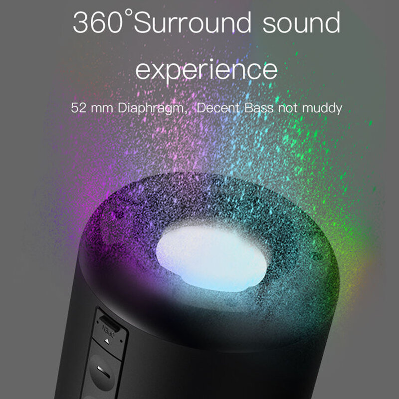 Mini boxa portabila wireless pentru telefon Yesido YSW06, negru