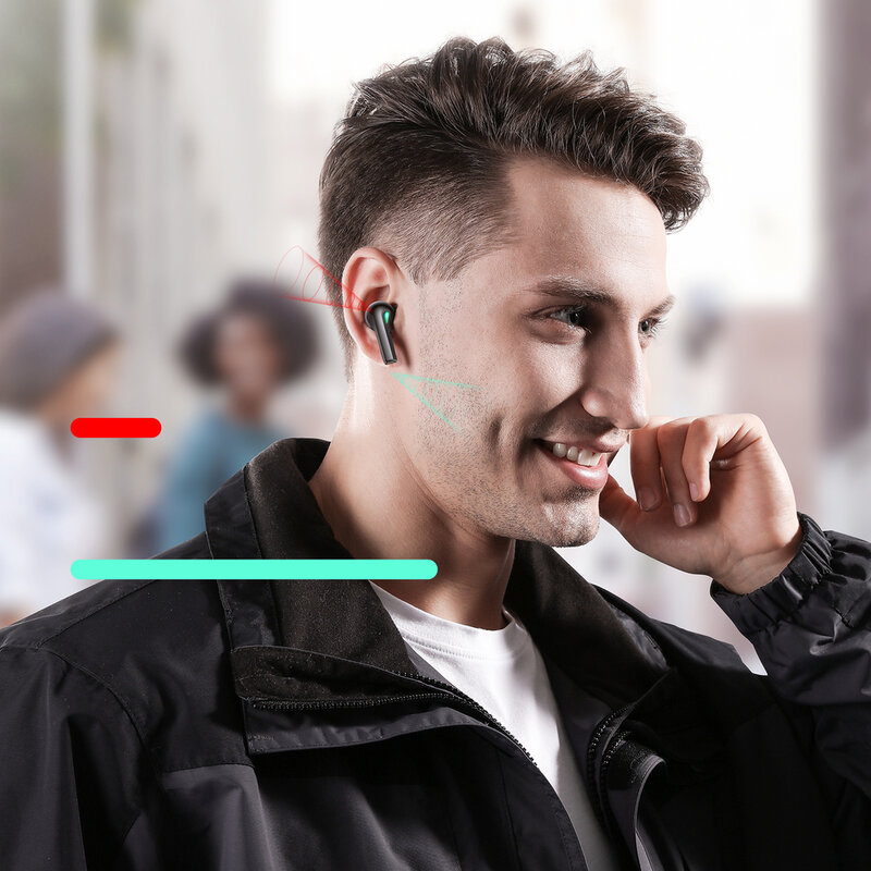 Casti Bluetooth wireless, earbuds gaming JoyRoom, JR-TP2