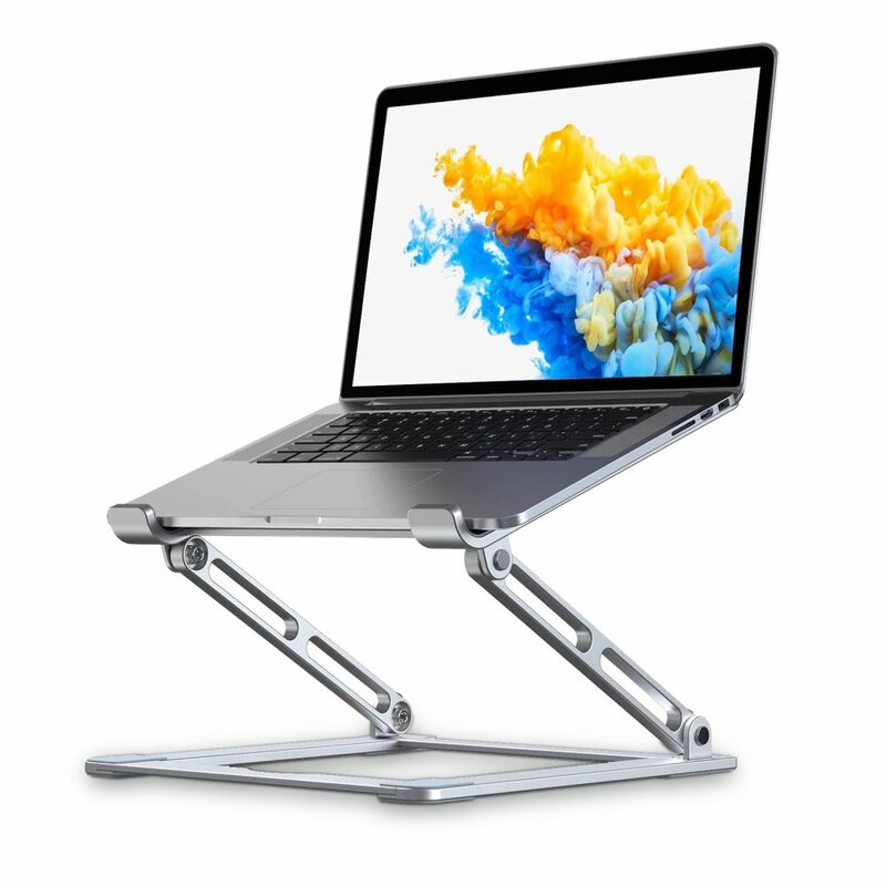 Suport laptop aluminiu universal Tech-Protect Prodesk, argintiu