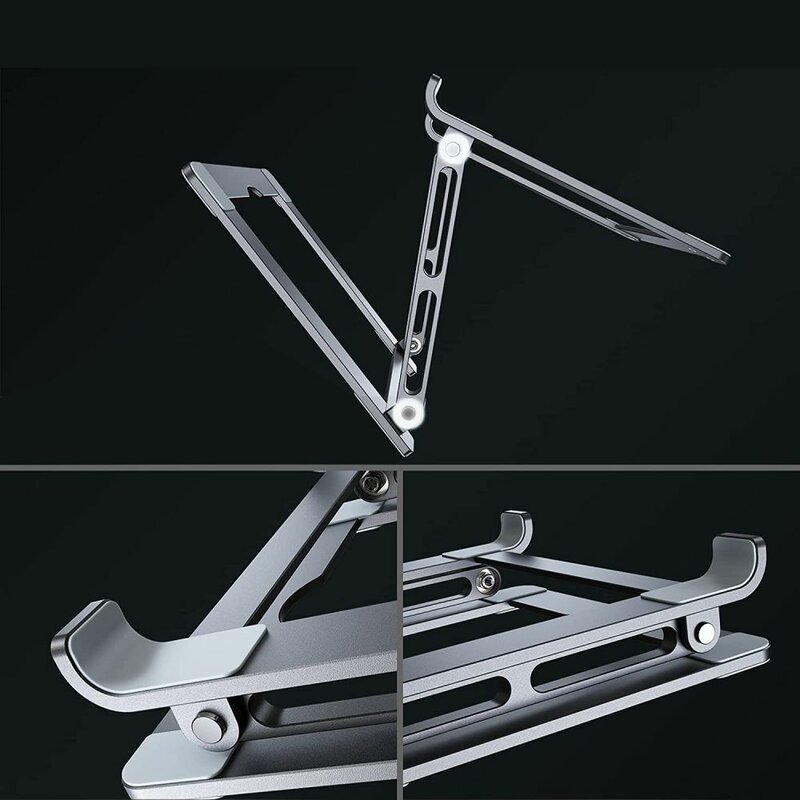 Suport laptop aluminiu universal Tech-Protect Prodesk, argintiu