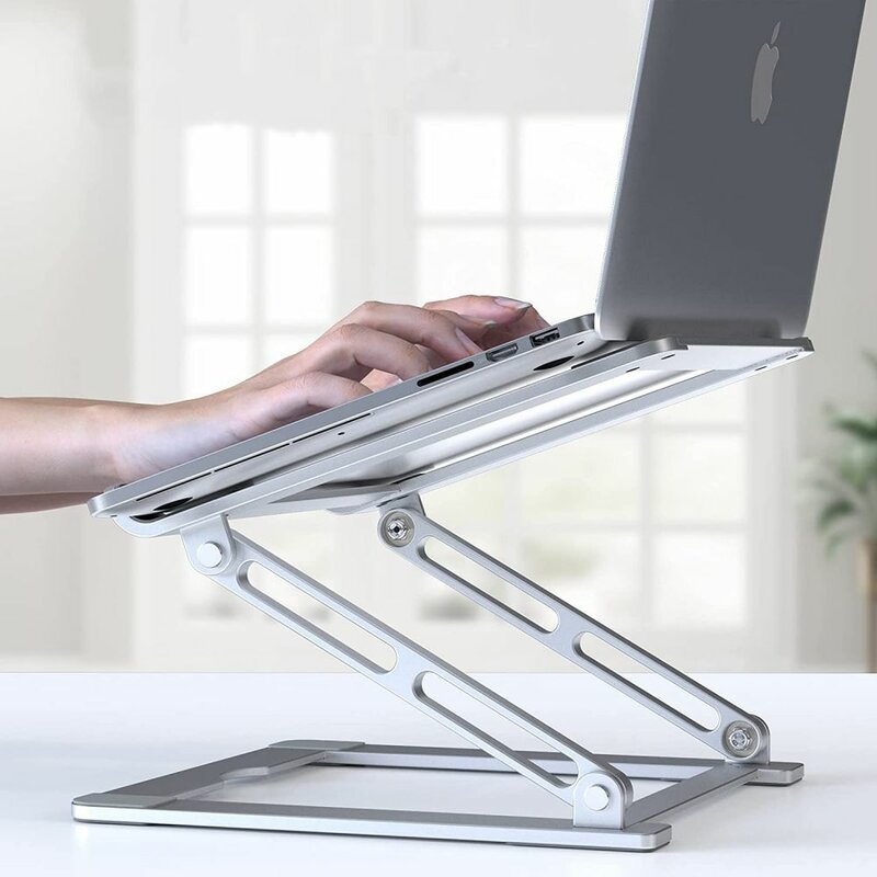 Suport laptop aluminiu universal Tech-Protect Prodesk, argintiu