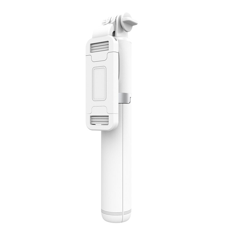 Selfie stick trepied Bluetooth cu telecomanda Q01, alb, S7