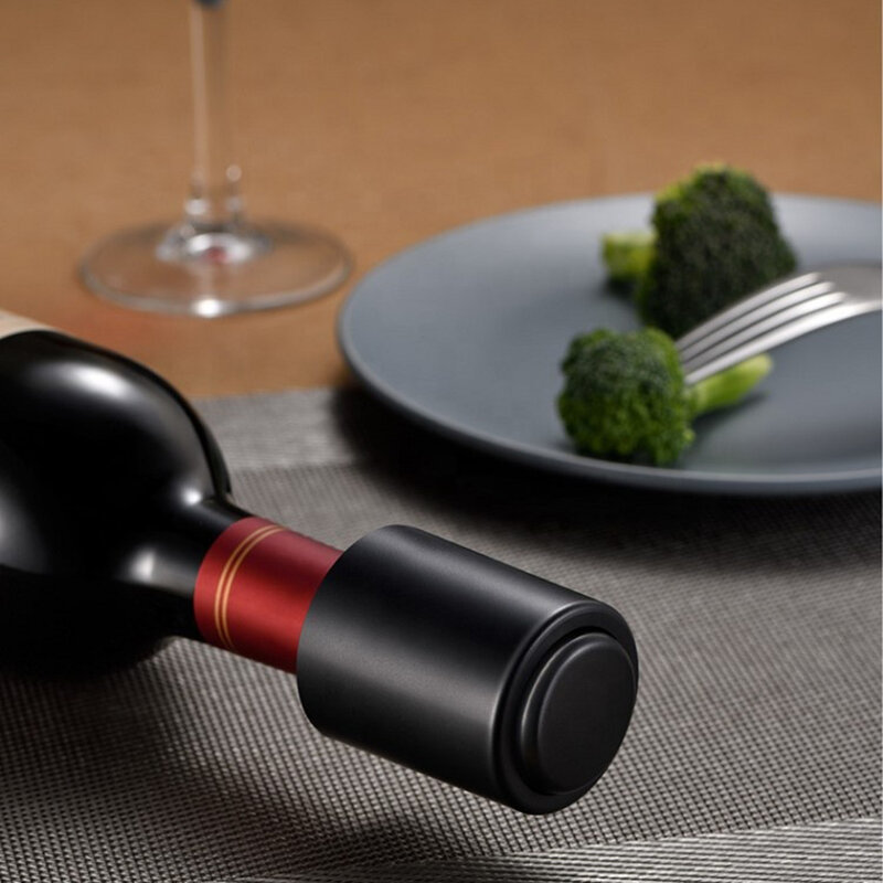 Dop reutizabil cu functie vidare sticla de vin Techsuit VS07