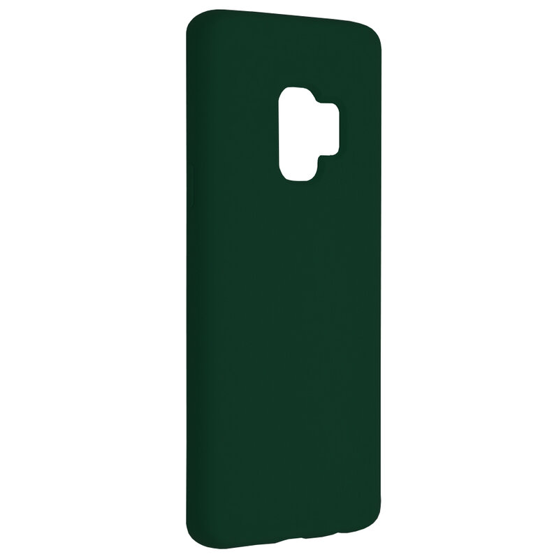 Husa Samsung Galaxy S9 Techsuit Soft Edge Silicone, verde inchis