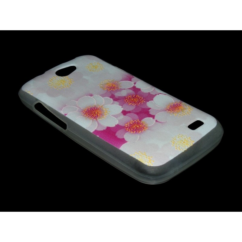 Husa Allview A5 Duo Silicon Gel TPU Moon Flower