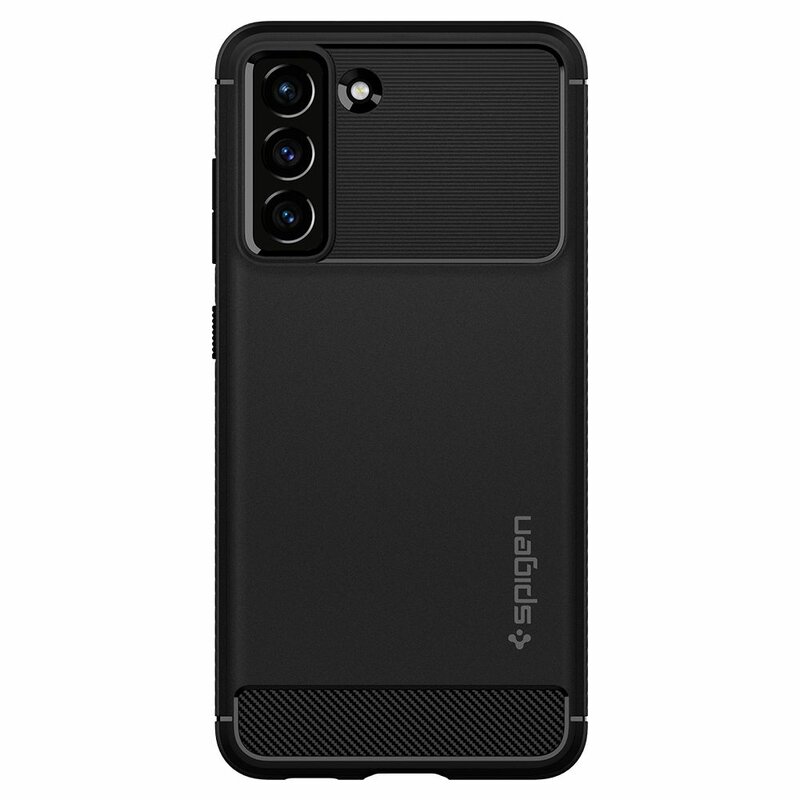 Husa Samsung Galaxy S21 FE 5G Spigen Rugged Armor, negru