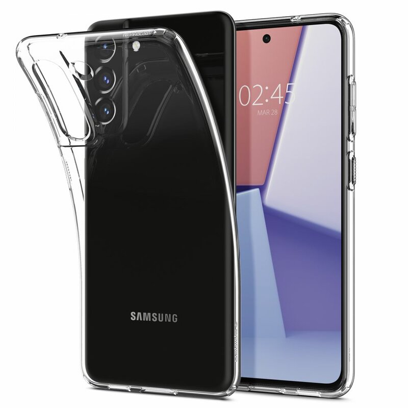 Husa Samsung Galaxy S21 FE 5G Spigen Liquid Crystal, transparenta