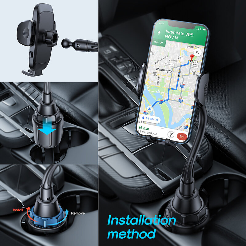 Suport masina telefon cu prindere suport pahar JoyRoom, JR-ZS259