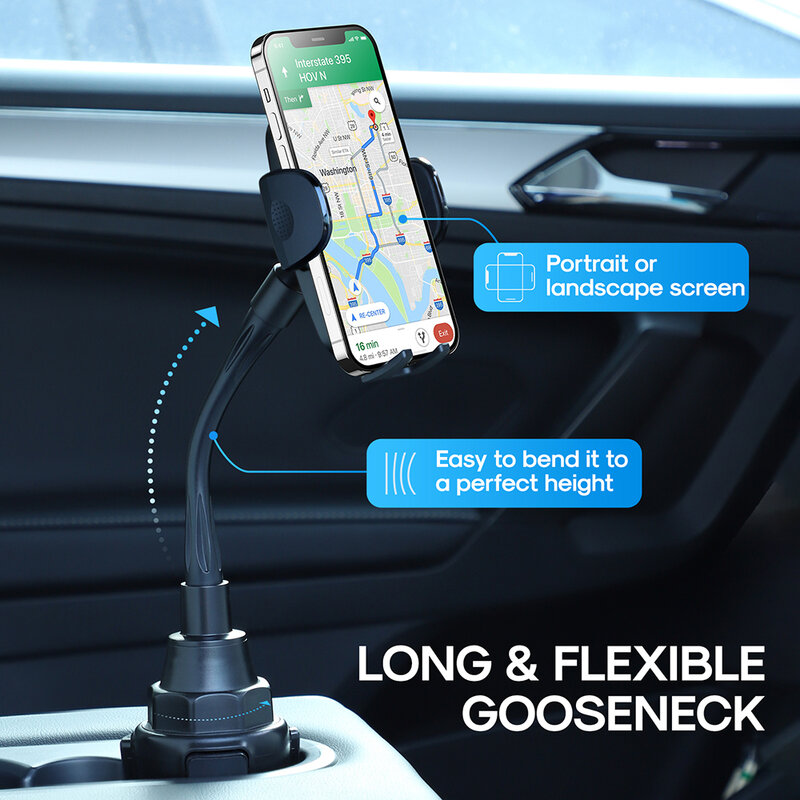 Suport masina telefon cu prindere suport pahar JoyRoom, JR-ZS259