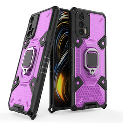 Husa antisoc Realme GT 5G Techsuit Honeycomb, roz