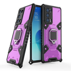 Husa antisoc Oppo Reno6 Pro 5G (Snapdragon) Techsuit Honeycomb, roz