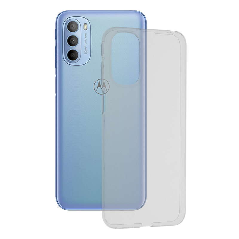 Husa Motorola Moto G31 Techsuit Clear Silicone, transparenta