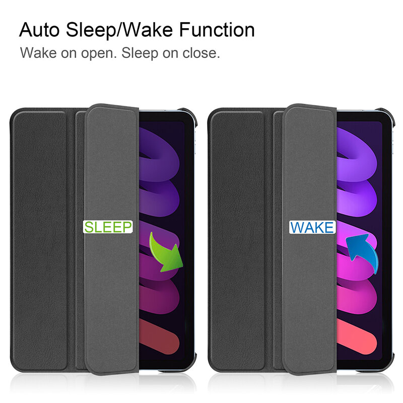 Husa iPad mini 6 (2021) Techsuit FoldPro, rosu