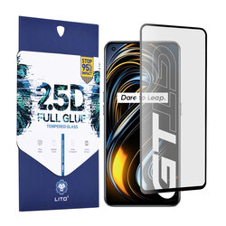 Folie sticla Realme GT 5G Lito 2.5D Full Glue, negru