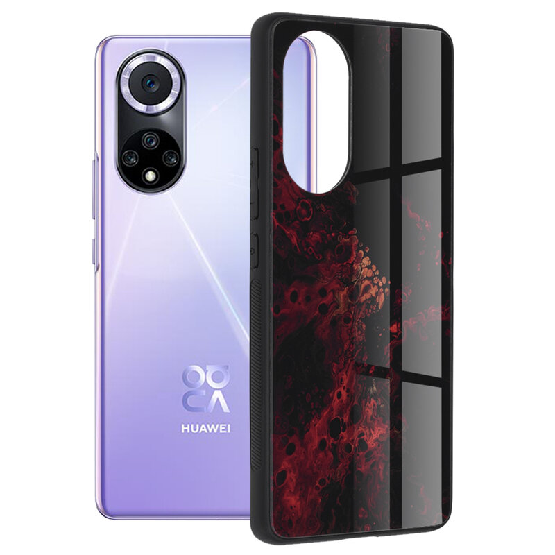 Husa Huawei nova 9 Techsuit Glaze, Red Nebula
