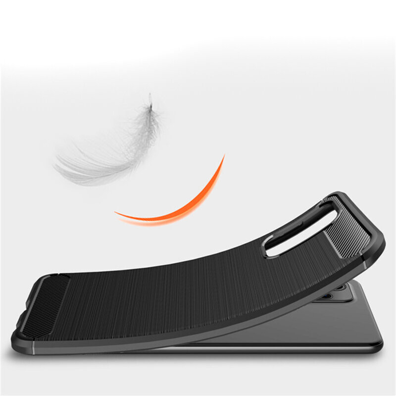 Husa Samsung Galaxy A53 5G Techsuit Carbon Silicone, negru