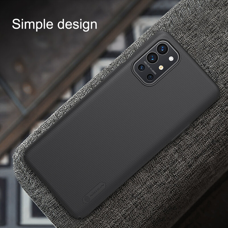 Husa OnePlus 9R Nillkin Super Frosted Shield, negru