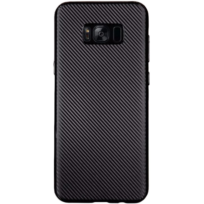 Husa Samsung Galaxy S8+, Galaxy S8 Plus i-Zone TPU Carbon Negru