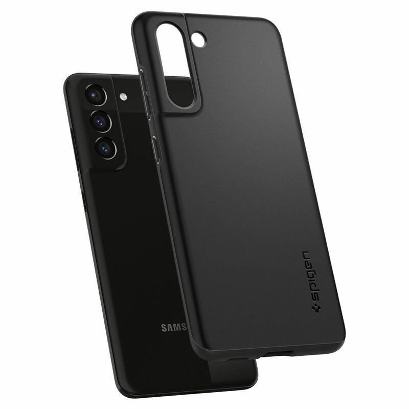 Husa Samsung Galaxy S21 FE 5G Spigen Thin Fit, negru